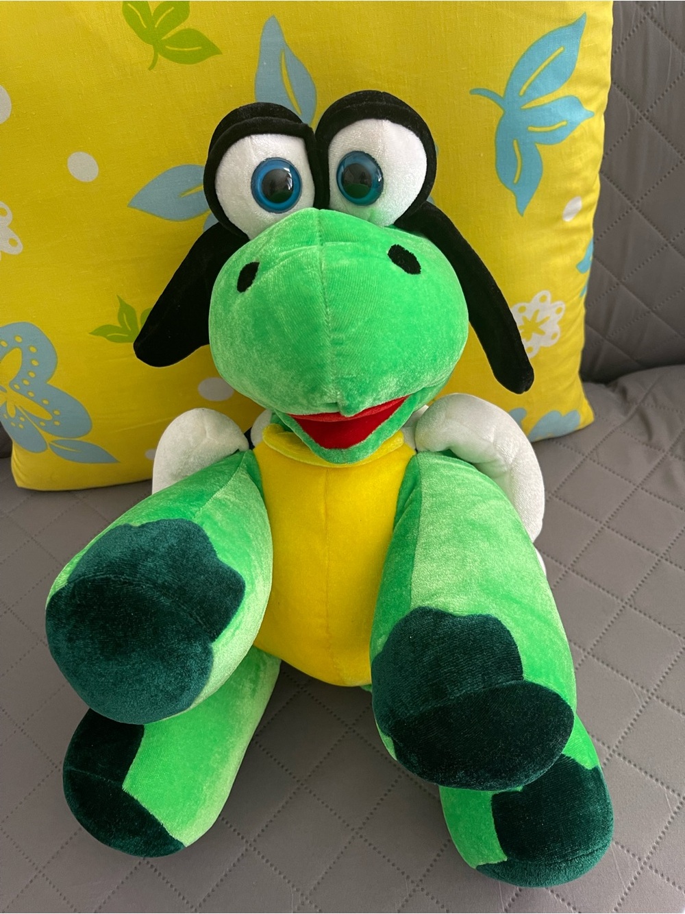 Plush Green Turtle Stuffed Toy - Soft Reptile Plush for Kids
